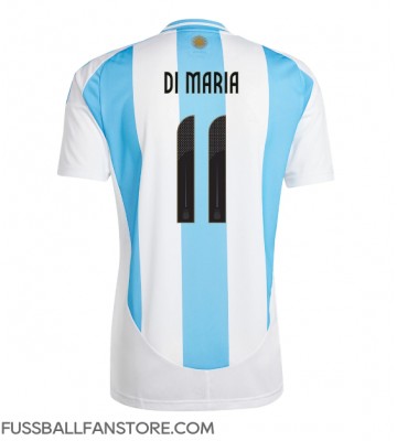 Argentinien Angel Di Maria #11 Replik Heimtrikot Copa America 2024 Kurzarm